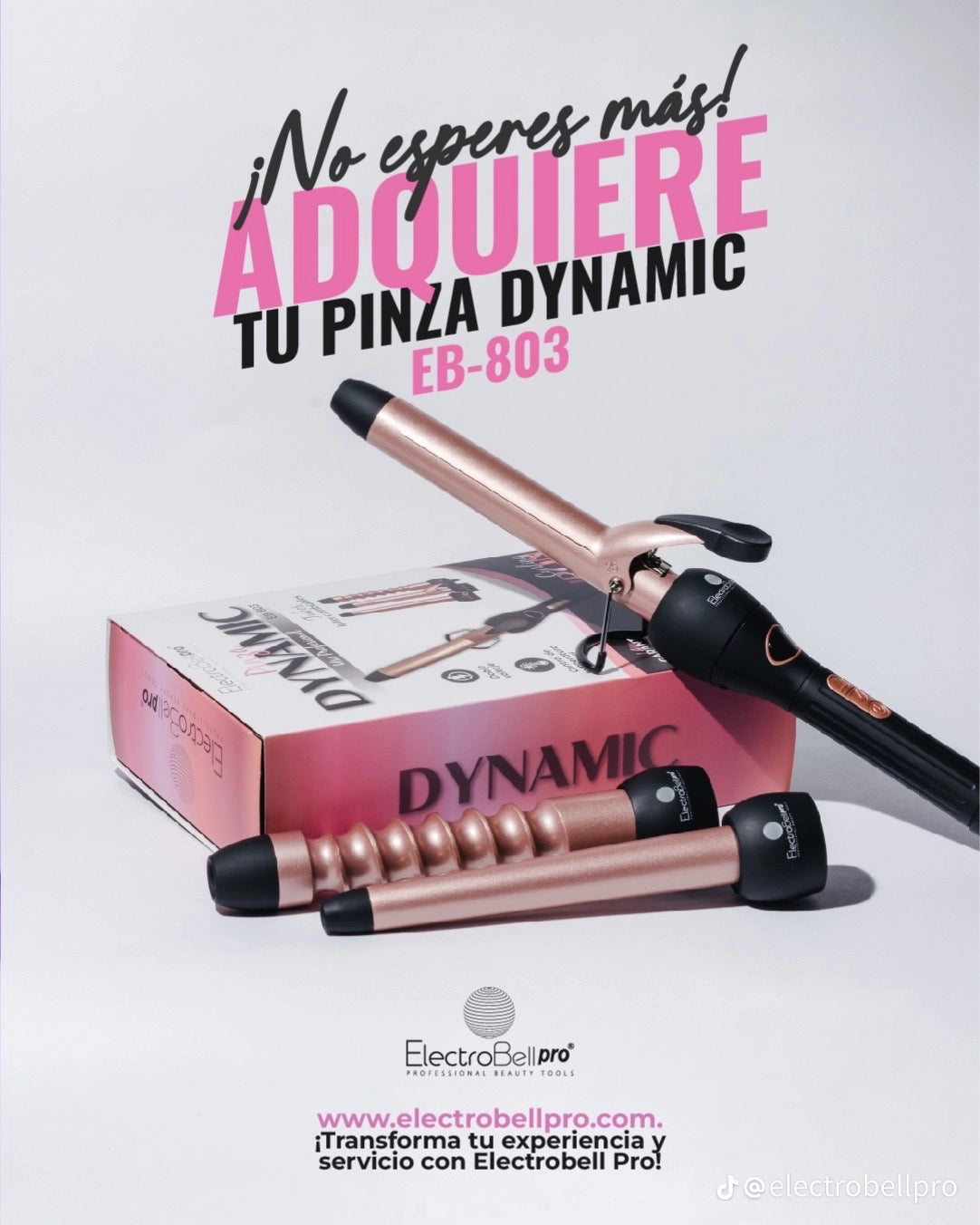 Pinza profesional para rizos